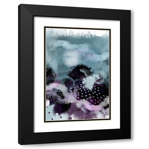 Evolving Ocean Part 1 Black Modern Wood Framed Art Print with Double Matting by Urban Epiphany