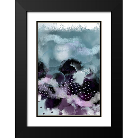 Evolving Ocean Part 1 Black Modern Wood Framed Art Print with Double Matting by Urban Epiphany