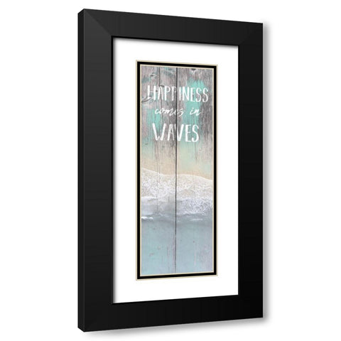 Coastal 4 Black Modern Wood Framed Art Print with Double Matting by Brown, Victoria