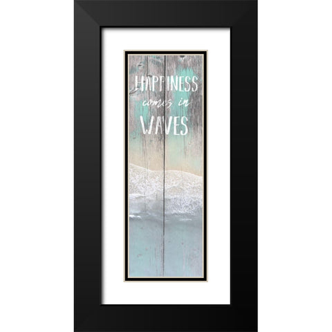 Coastal 4 Black Modern Wood Framed Art Print with Double Matting by Brown, Victoria