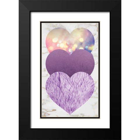 Glam 2 Black Modern Wood Framed Art Print with Double Matting by Brown, Victoria