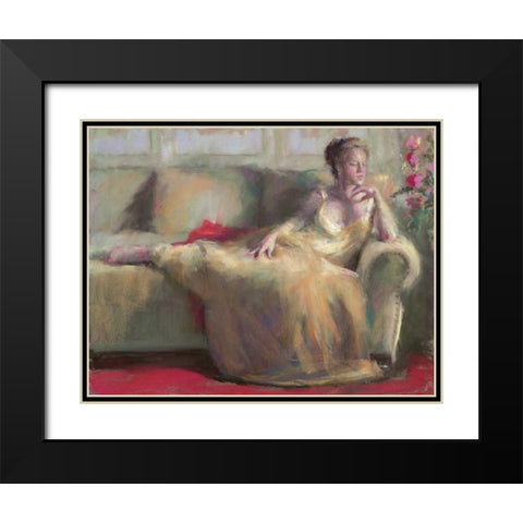 After the Ball II Black Modern Wood Framed Art Print with Double Matting by Dyer, Margaret