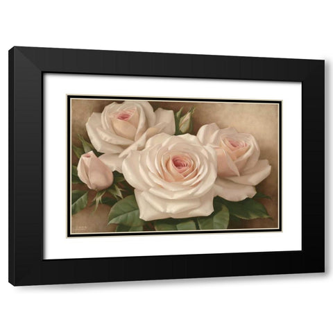 Breathtaking Black Modern Wood Framed Art Print with Double Matting by Levashov, Igor