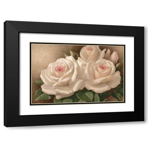 Everlasting Black Modern Wood Framed Art Print with Double Matting by Levashov, Igor