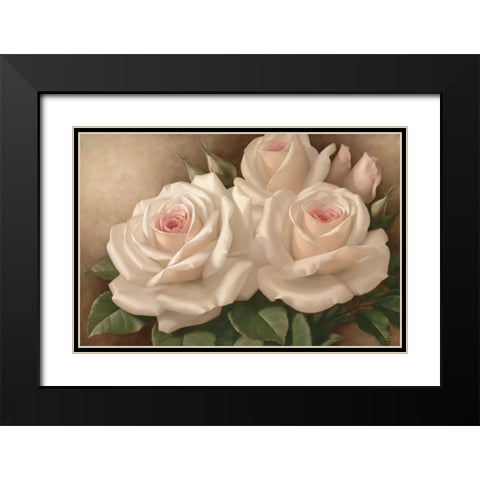 Everlasting Black Modern Wood Framed Art Print with Double Matting by Levashov, Igor