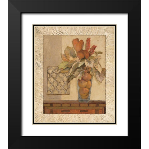 Olson-Citrus Bouquet I Black Modern Wood Framed Art Print with Double Matting by Olson, Charlene