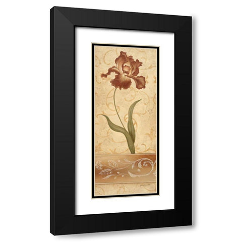 Romantique I Black Modern Wood Framed Art Print with Double Matting by Carroll, Jane
