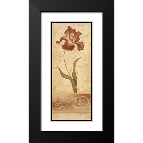 Romantique I Black Modern Wood Framed Art Print with Double Matting by Carroll, Jane