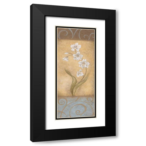 Nouvel Amour II Black Modern Wood Framed Art Print with Double Matting by Carroll, Jane