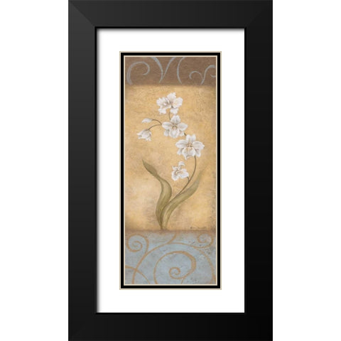 Nouvel Amour II Black Modern Wood Framed Art Print with Double Matting by Carroll, Jane