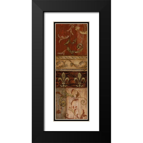 Weathered Door I Black Modern Wood Framed Art Print with Double Matting by Tava Studios