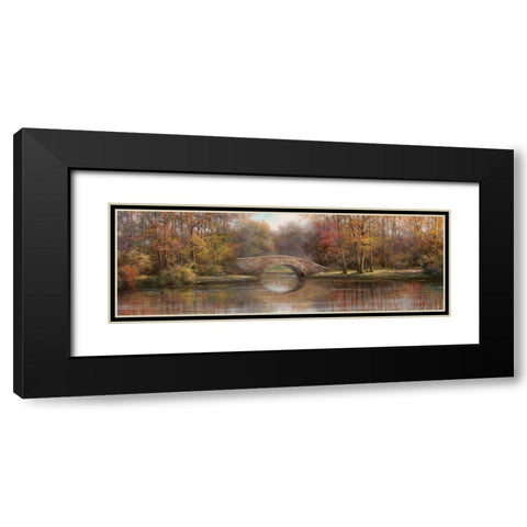 Along the River I Black Modern Wood Framed Art Print with Double Matting by Chiu, T.C.