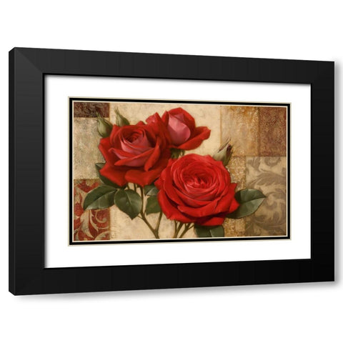 Summers Gift I Black Modern Wood Framed Art Print with Double Matting by Levashov, Igor