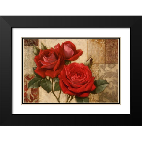 Summers Gift I Black Modern Wood Framed Art Print with Double Matting by Levashov, Igor