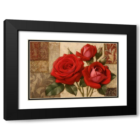 Summerss Gift II Black Modern Wood Framed Art Print with Double Matting by Levashov, Igor