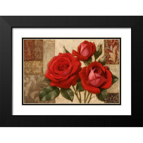 Summerss Gift II Black Modern Wood Framed Art Print with Double Matting by Levashov, Igor