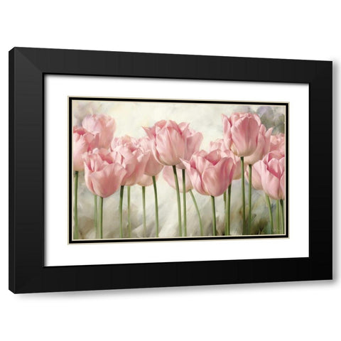 Nature Inspired I Black Modern Wood Framed Art Print with Double Matting by Levashov, Igor