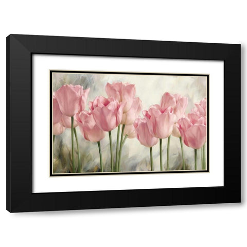 Nature Inspired II Black Modern Wood Framed Art Print with Double Matting by Levashov, Igor