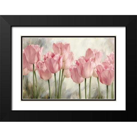 Nature Inspired II Black Modern Wood Framed Art Print with Double Matting by Levashov, Igor