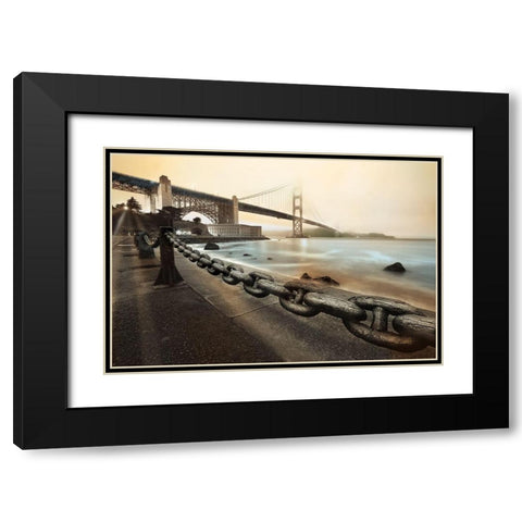 Unchained in Color Black Modern Wood Framed Art Print with Double Matting by Reed, Aaron