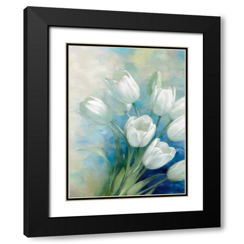 Holland Spring I Black Modern Wood Framed Art Print with Double Matting by Daniels, Rogier