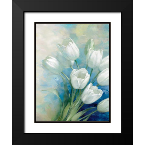 Holland Spring I Black Modern Wood Framed Art Print with Double Matting by Daniels, Rogier