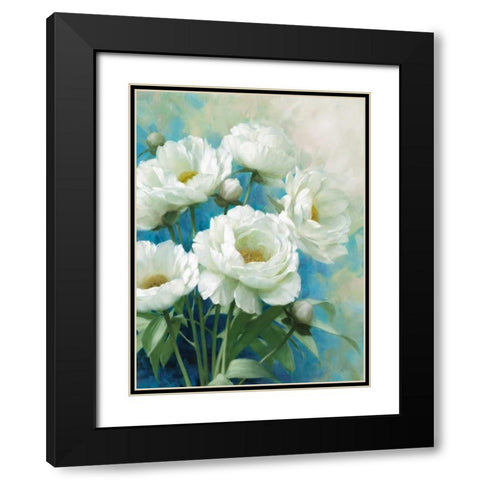 Holland Spring II Black Modern Wood Framed Art Print with Double Matting by Daniels, Rogier