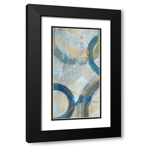 Round The Bend I Black Modern Wood Framed Art Print with Double Matting by Tava Studios