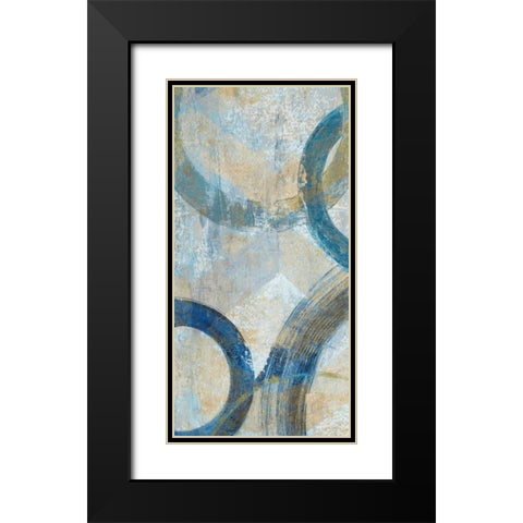 Round The Bend I Black Modern Wood Framed Art Print with Double Matting by Tava Studios