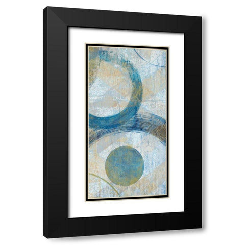 Round The Bend II Black Modern Wood Framed Art Print with Double Matting by Tava Studios