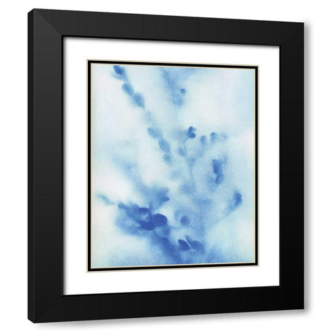 Misty Meadow Flowers Black Modern Wood Framed Art Print with Double Matting by Craven, Katrina