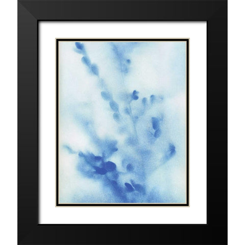 Misty Meadow Flowers Black Modern Wood Framed Art Print with Double Matting by Craven, Katrina