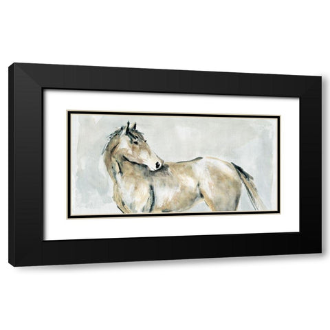 Turning Toward Black Modern Wood Framed Art Print with Double Matting by Robinson, Carol