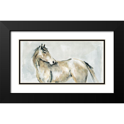 Turning Toward Black Modern Wood Framed Art Print with Double Matting by Robinson, Carol
