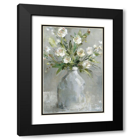 Country Bouquet Black Modern Wood Framed Art Print with Double Matting by Robinson, Carol
