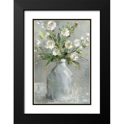 Country Bouquet Black Modern Wood Framed Art Print with Double Matting by Robinson, Carol
