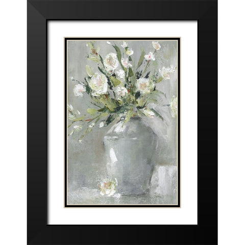 Country Bouquet Black Modern Wood Framed Art Print with Double Matting by Robinson, Carol