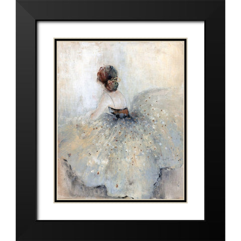 At A Glance Black Modern Wood Framed Art Print with Double Matting by Tava Studios
