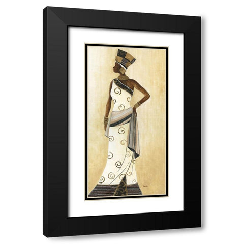 Holiday Dress III Black Modern Wood Framed Art Print with Double Matting by Tava Studios