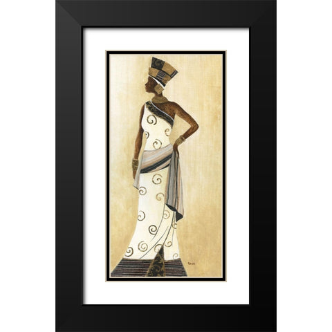 Holiday Dress III Black Modern Wood Framed Art Print with Double Matting by Tava Studios