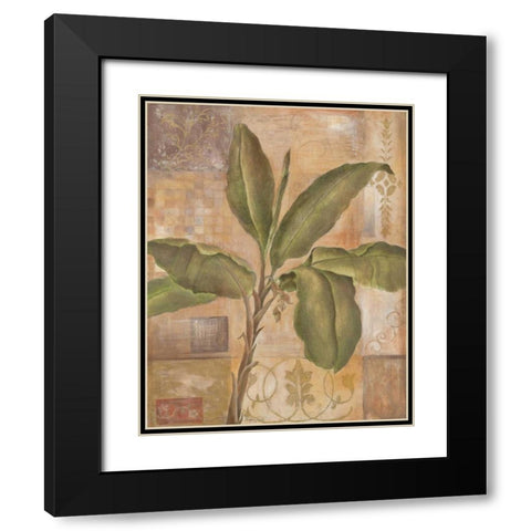 Tropical Spirit I Black Modern Wood Framed Art Print with Double Matting by Tava Studios