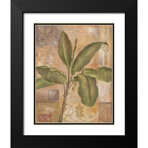 Tropical Spirit I Black Modern Wood Framed Art Print with Double Matting by Tava Studios