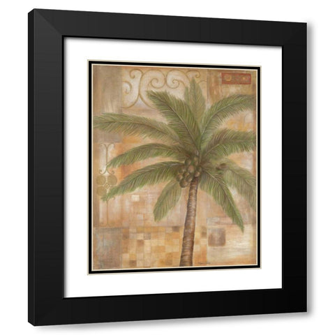 Tropical Spirit II Black Modern Wood Framed Art Print with Double Matting by Tava Studios