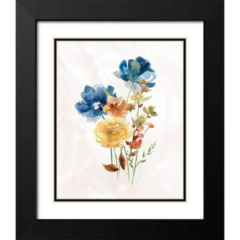 Summer Sprig I Black Modern Wood Framed Art Print with Double Matting by Robinson, Carol
