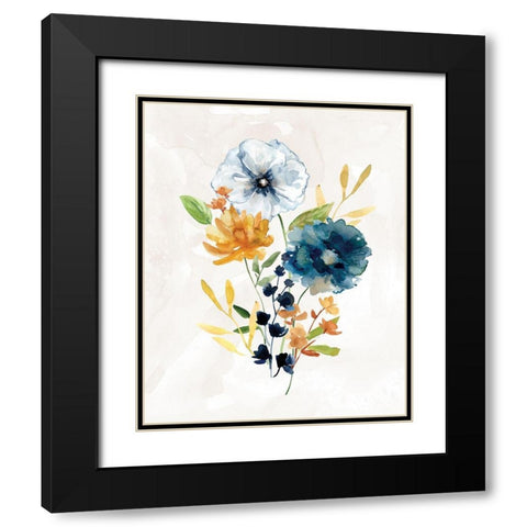 Summer Sprig III Black Modern Wood Framed Art Print with Double Matting by Robinson, Carol