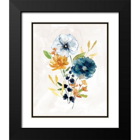 Summer Sprig III Black Modern Wood Framed Art Print with Double Matting by Robinson, Carol