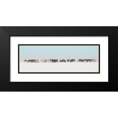 Big Sky Country Black Modern Wood Framed Art Print with Double Matting by Delimont, Danita