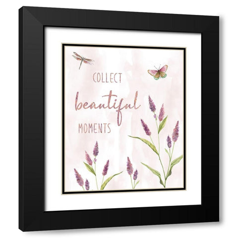 Collect Beautiful Moments Black Modern Wood Framed Art Print with Double Matting by Robinson, Carol