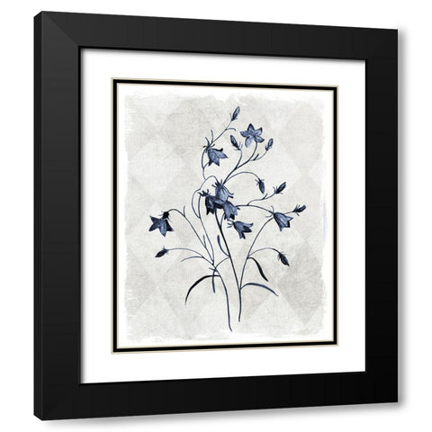 Harlequin Botanical II Black Modern Wood Framed Art Print with Double Matting by Robinson, Carol