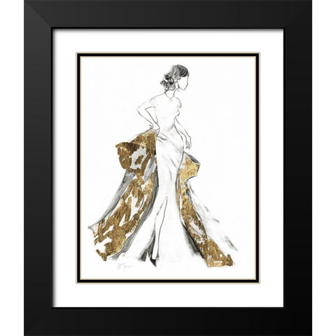 All That Glitters I Black Modern Wood Framed Art Print with Double Matting by Tava Studios